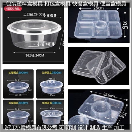 一次性保鮮盒模具 注塑設(shè)備模具制造